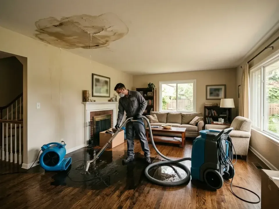 attic-pipe-burst-ceiling-drip-008 — frequently asked questions, Water Damage Restoration & Carpet Care in Montgomery, MN
